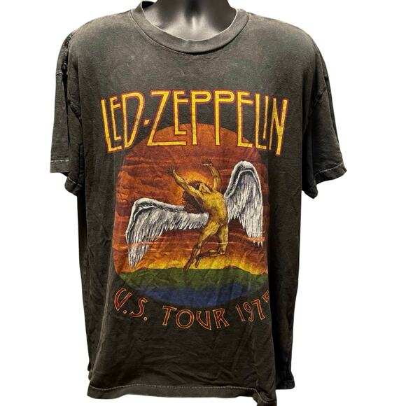 Abercrombie & Fitch A&F Size XL Led Zeppelin Band Tee T Shirt Unisex - Picture 1 of 5